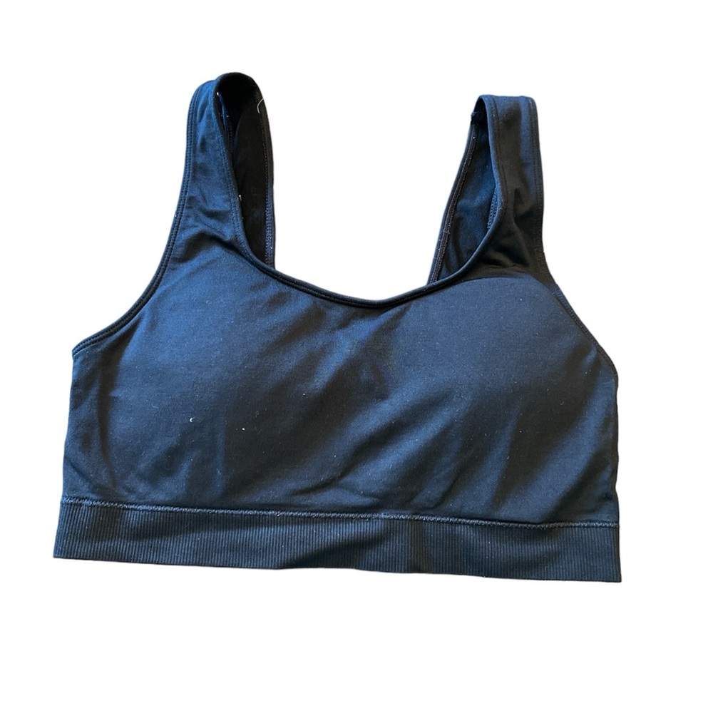 Sport bra With Removable Pads Color Black Label Unclear Size Medium